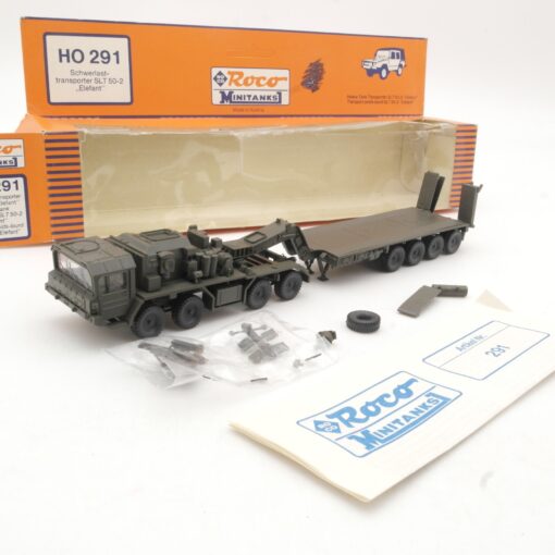 Roco Minitanks 1:87 291 Panzertransporter Elefant Faun SLT BW in OVP RR1379 – Bild 3