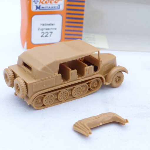 Roco Minitanks 1:87 H0 227 Halbketten Zugmaschine Militär in OVP EX7707 – Bild 3