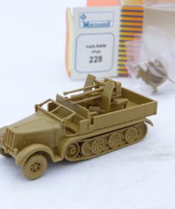 Roco Minitanks 1:87 H0 228 Halb-Kette + Flak Militär in OVP EX7703