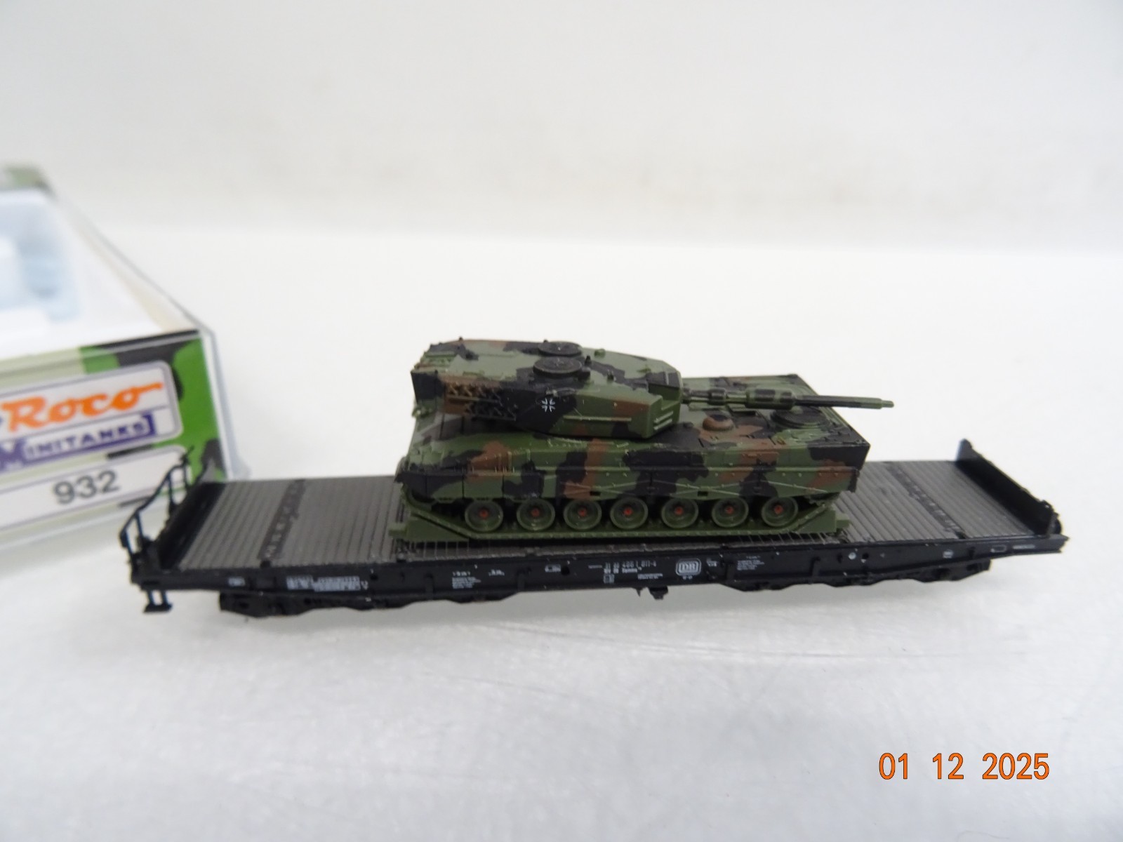 Roco Minitanks N 932 Schwerlastwagen mit Panzer in OVP RR5148 – Bild 3