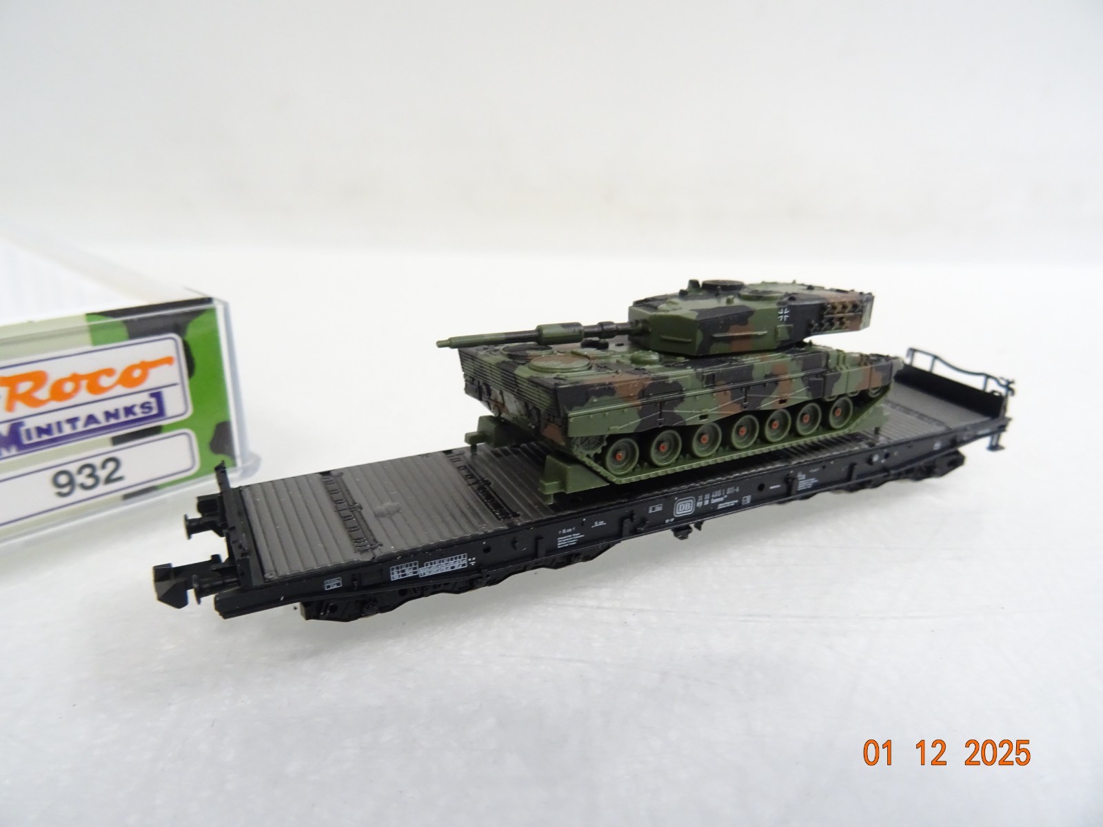 Roco Minitanks N 932 Schwerlastwagen mit Panzer in OVP RR5148