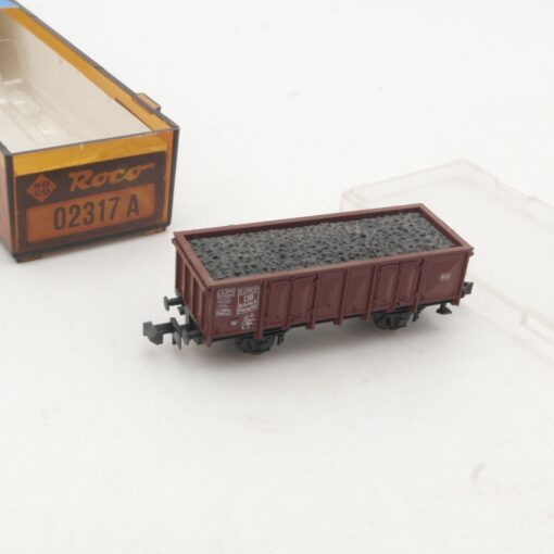 Roco N 02317 A offener Güterwagen mit Ladung der DB in OVP RR2977 – Bild 3
