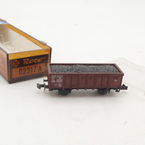 Roco N 02317 A offener Güterwagen mit Ladung der DB in OVP RR2977