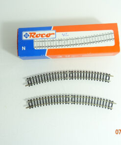 Roco N 22233 Gebogenes Gleis R2 8Stück in OVP CK2535