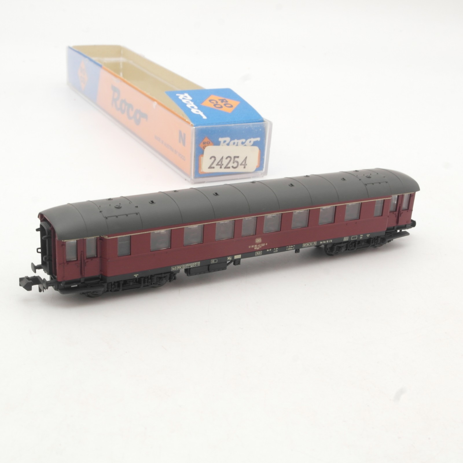 Roco N 24257 Eilzug-Gesellschaftswagen der DB in OVP RR5742 – Bild 3