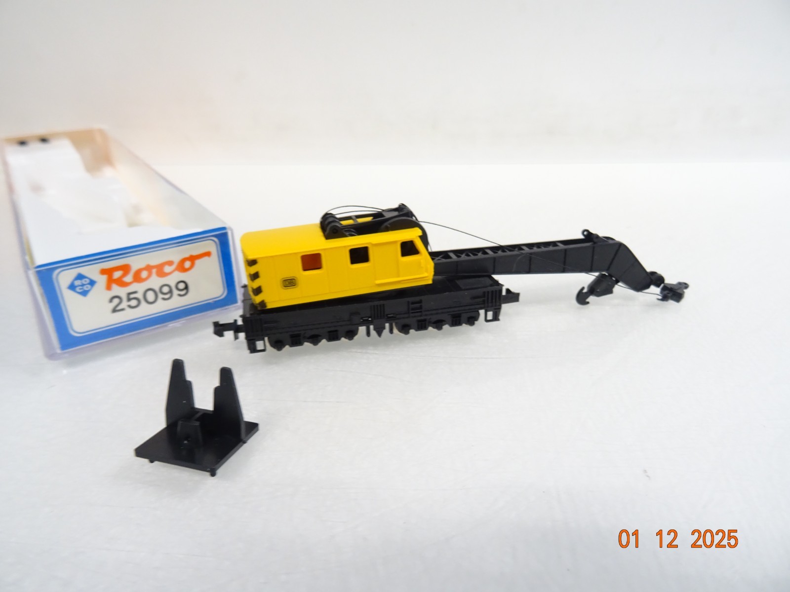 Roco N 25099 Kranwagen ohne Beiwagen der DB in OVP RR5138 – Bild 3