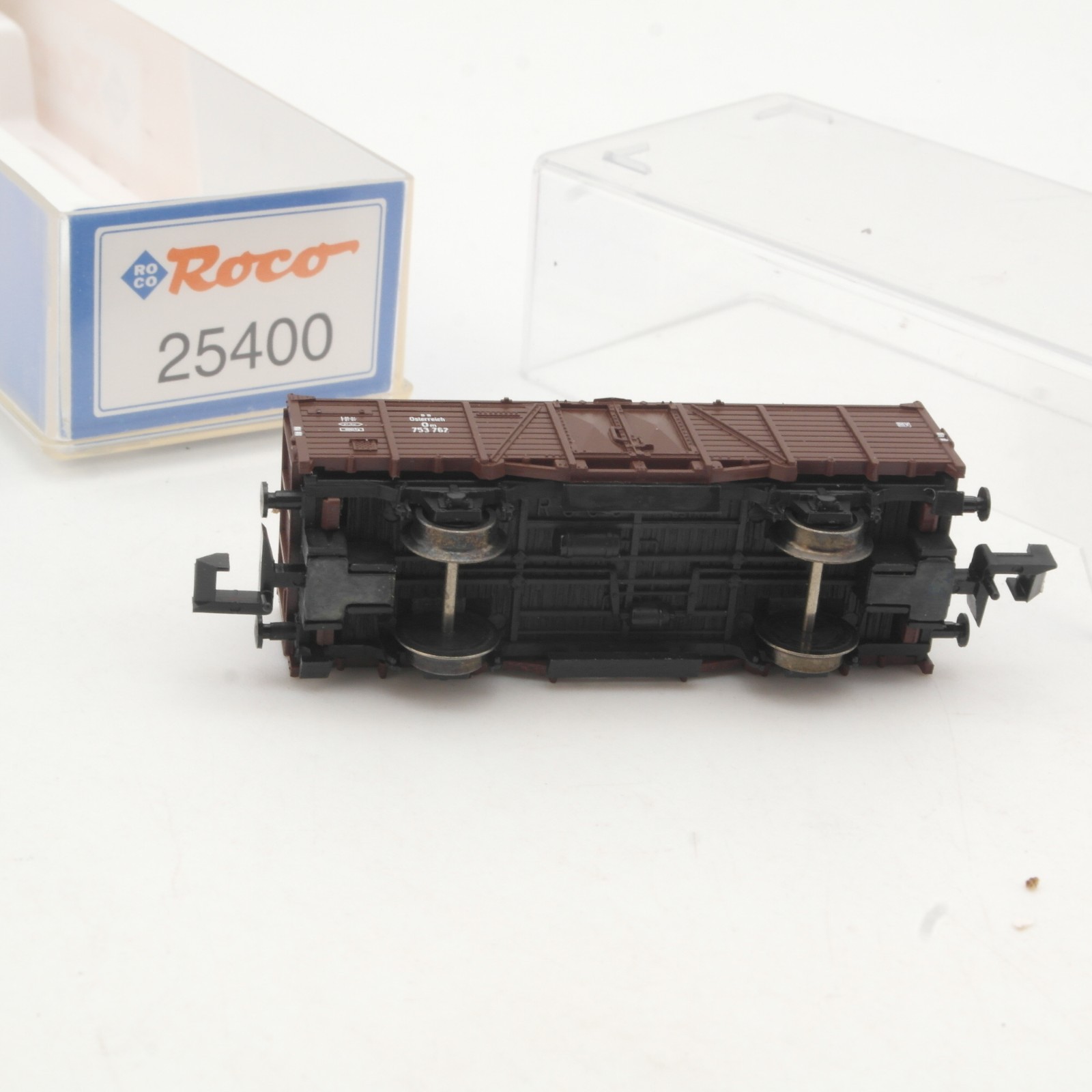 Roco N 25400 Hochbordwagen mit Ladung der ÖBB in OVP RR5378 – Bild 4