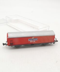 Roco N gedeckter Güterwagen Karlsberg Bock in EVP RR2974