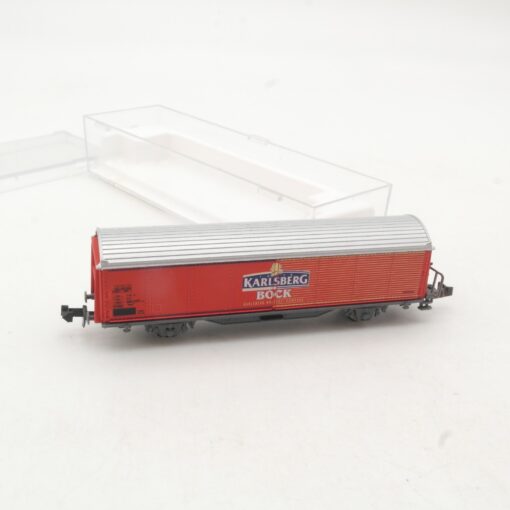 Roco N gedeckter Güterwagen Karlsberg Bock in EVP RR2974
