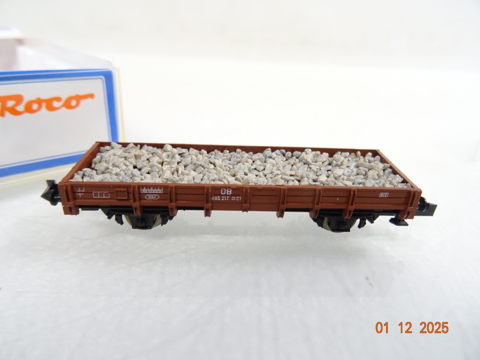 Roco N offener Güterwagen mit Ladung der DB in OVP RR5151