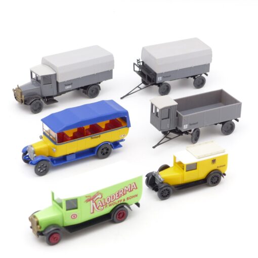 Roskopf 1:87 Konvolut alte PKW + LKW Modelle in Tüte siehe Bilder o. EX7373