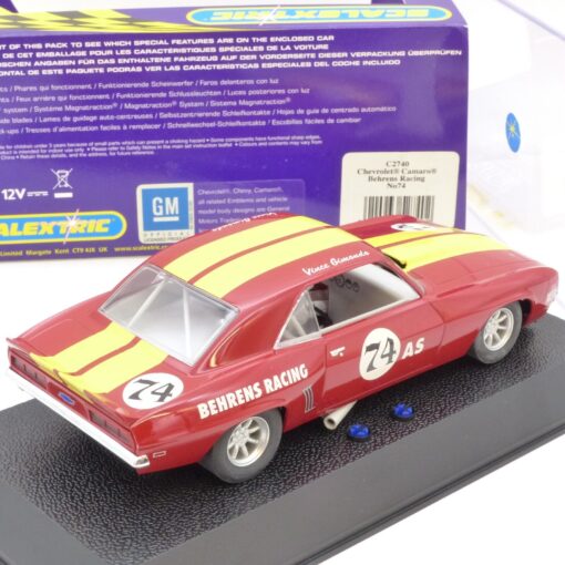 ScaleXtric Nr.: C2740 Chevrolet Camaro Behrens Racing No 74, in OVP EB8873 – Bild 3