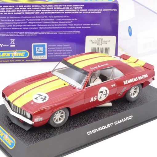 ScaleXtric Nr.: C2740 Chevrolet Camaro Behrens Racing No 74, in OVP EB8873