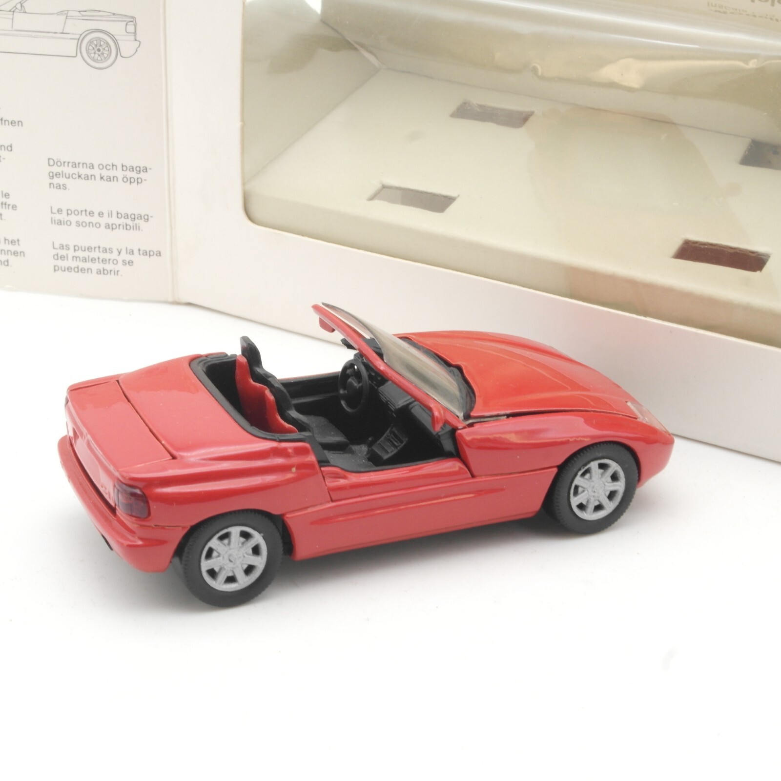 Schabak 1:43 Werbemodell BMW Z1 in OVP QR7384 – Bild 3
