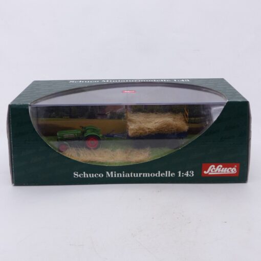 Schuco 1:43 02723 Diorama Fendt Farmer II mit Anhänger in OVP EX6536 – Bild 5
