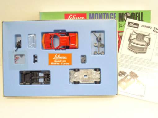 Schuco 1:43 225 003 Montage Modell BMW Turbo unbenutzt in OVP LC7668