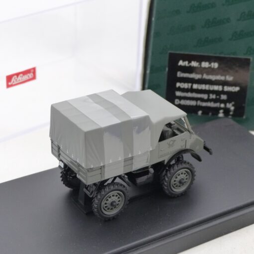 Schuco 1:43 88-19 MB Unimog 401 Deutsche Bundespost in OVP EX6576 – Bild 3