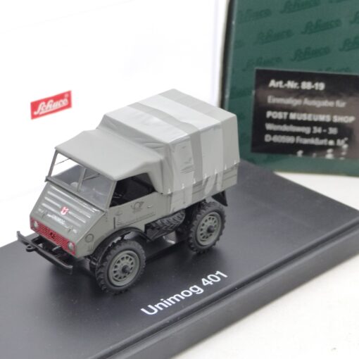 Schuco 1:43 88-19 MB Unimog 401 Deutsche Bundespost in OVP EX6576