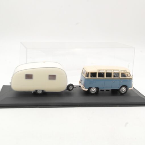 Schuco 1:43 VW Bus T1 Samba mit Wohnanhänger in PC-Box RR1367 – Bild 5