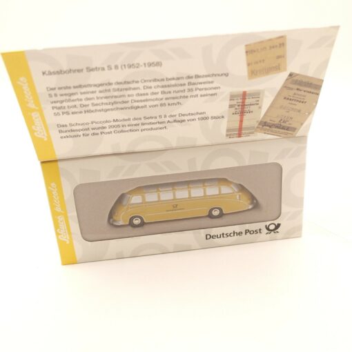 Schuco 1:87 010550 Setra Edition Deutsche Post neuwertig in OVP ER8322 – Bild 3