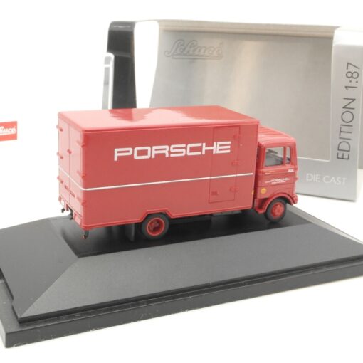 Schuco 1:87 22370 Mercedes Benz LP 608 Porsche in OVP QR9702 – Bild 3