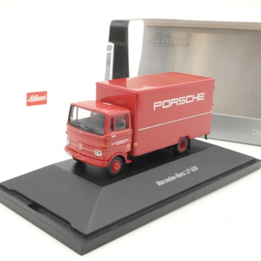 Schuco 1:87 22370 Mercedes Benz LP 608 Porsche in OVP QR9702
