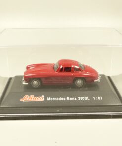 Schuco 1:87 25113 Mercedes Benz 300SL weinot in PC-Box EX5985