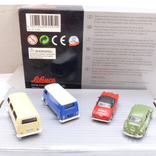Schuco 1:87 Set Nr.: 25505 VW Oldtimer - Käfer, T2, Karmann Ghia, in OVP EX1460 – Bild 4