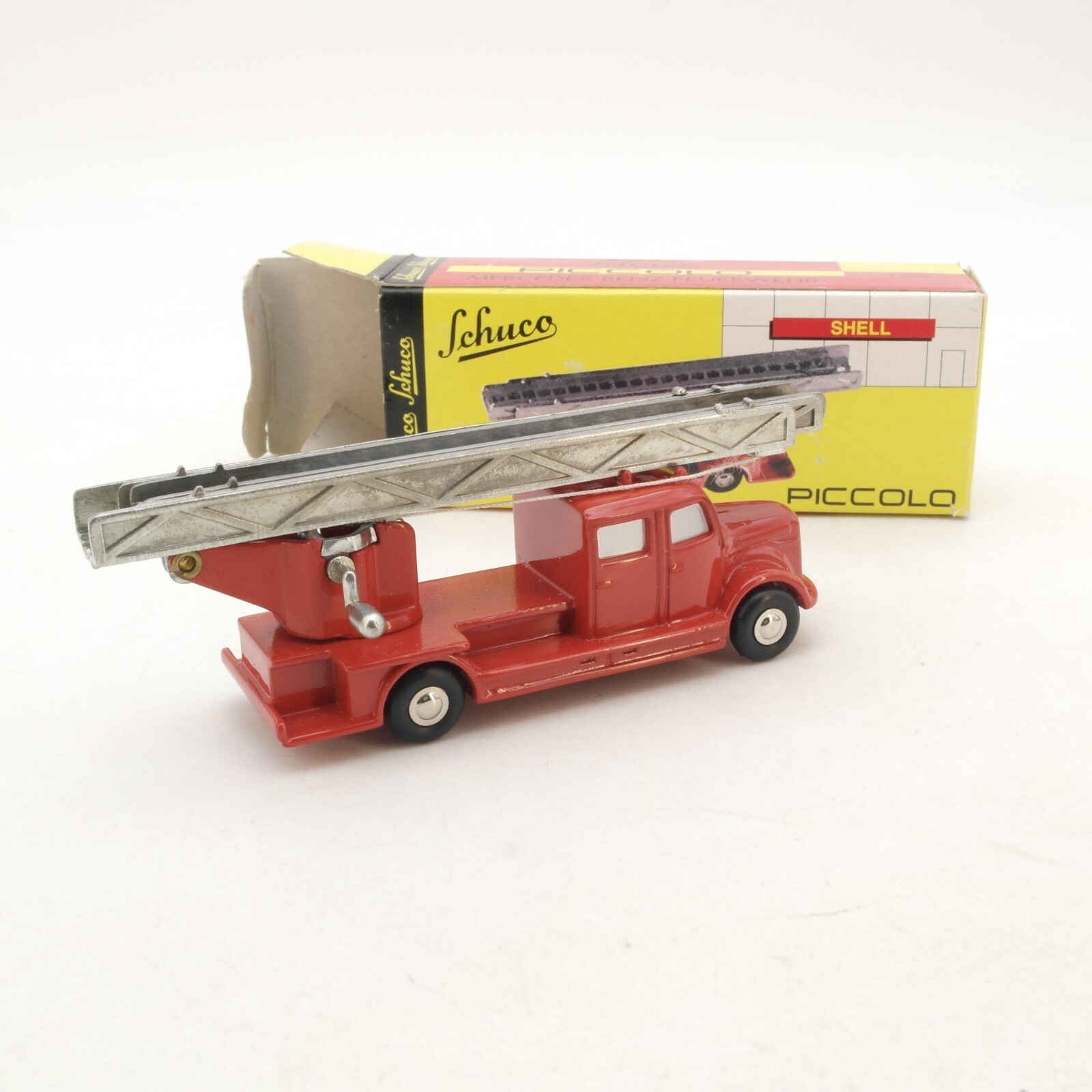 Schuco Piccolo 1:90 Mercedes Benz Feuerwehr Leiterwagen in OVP RG7652 – Bild 3