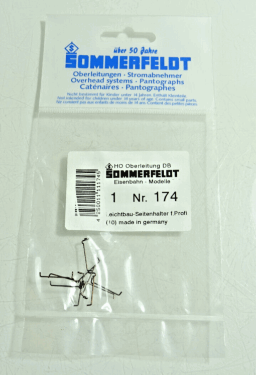 Sommerfeld Spur H0 174 Oberleitung Leichtbau siehe Foto in OVP CK196