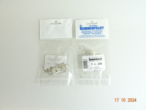 Sommerfeldt H0 206 Stromabnehmer Zubehör siehe Foto in OVP CK3446