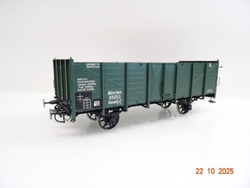 Spur 0 offener Güterwagen 0mmk(u) 65253 München Metallmodell JL3784 o. – Bild 5