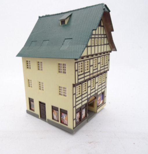 Spur H0 Fachwerkhaus ca. 10 x 9 cm aus Anlagerückbau, siehe Bilder QR9874 o. – Bild 5