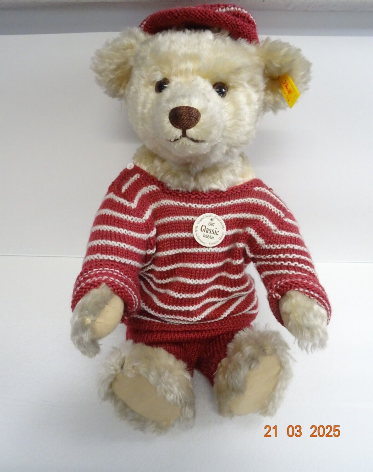 Steiff 027567 Replica Teddy 1907 Classic ca. 33 cm limitiert LE9558 o.