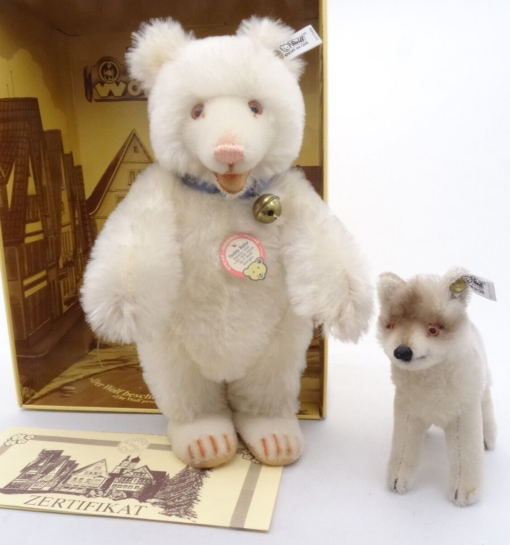Steiff Teddy Baby mit Wolf 0177/00 Replica 1930 limitiert in OVP OR8143 – Bild 4