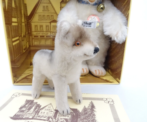 Steiff Teddy Baby mit Wolf 0177/00 Replica 1930 limitiert in OVP OR8143 – Bild 6