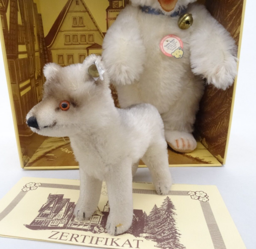 Steiff Teddy Baby mit Wolf 0177/00 Replica 1930 limitiert in OVP OR8143 – Bild 7