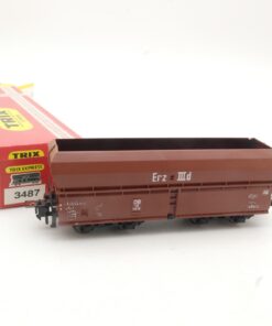 Trix H0 3487 Selbstentladewagen Erz der DB in OVP RR1518
