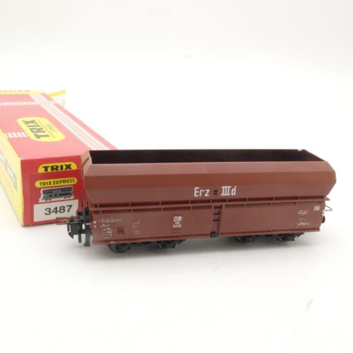 Trix H0 3487 Selbstentladewagen Erz der DB in OVP RR1518