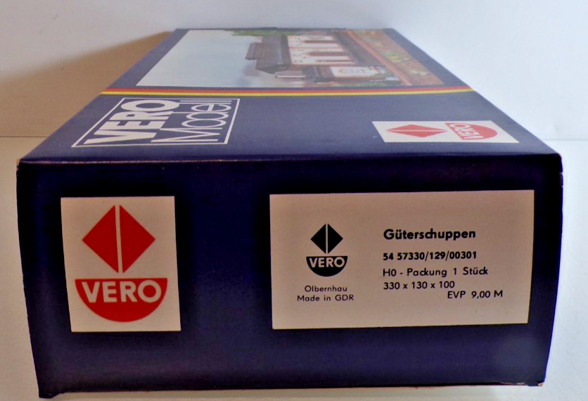 Vero H0 Bausatz 129/00301 Güterschuppen in OVP PK2732 – Bild 3