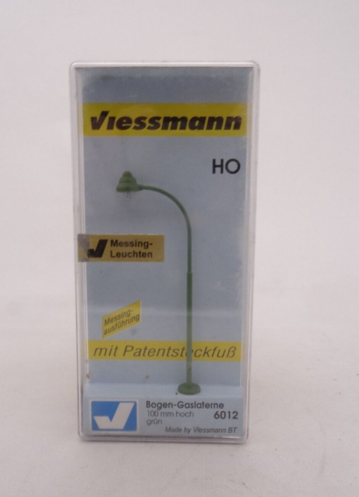 Viessmann H0 6012 Bogen-Gaslaterne 100 mm hoch in OVP QR4002