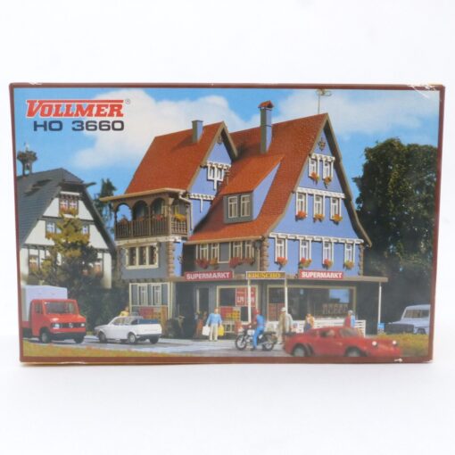Vollmer H0 Bausatz 3660 Supermarkt in ungeöffneter OVP EX5602