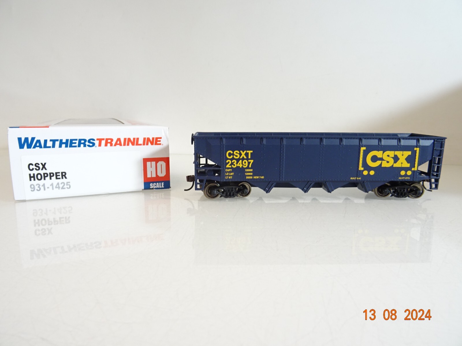 Walthers H0 931-1425 US Schüttgutwagen der CSX in OVP neuwertig PR1997