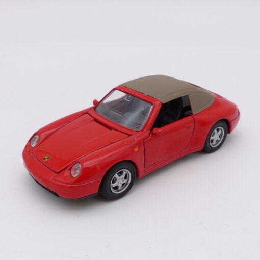 Welly 1:43 9722 Porsche 911 Carrera Cabriolet rot siehe Bilder o. EX6469