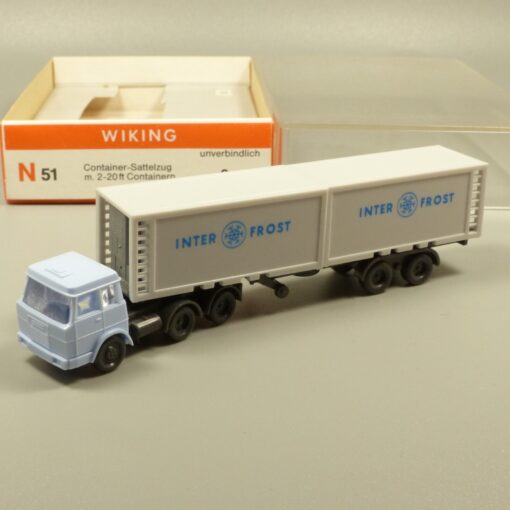 Wiking 1:160 N 51 Henschel Sattelzug Inter Frost in OVP EX6131 – Bild 3