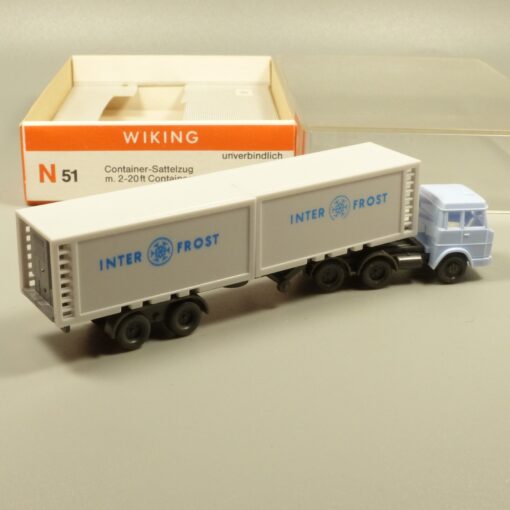 Wiking 1:160 N 51 Henschel Sattelzug Inter Frost in OVP EX6131 – Bild 4