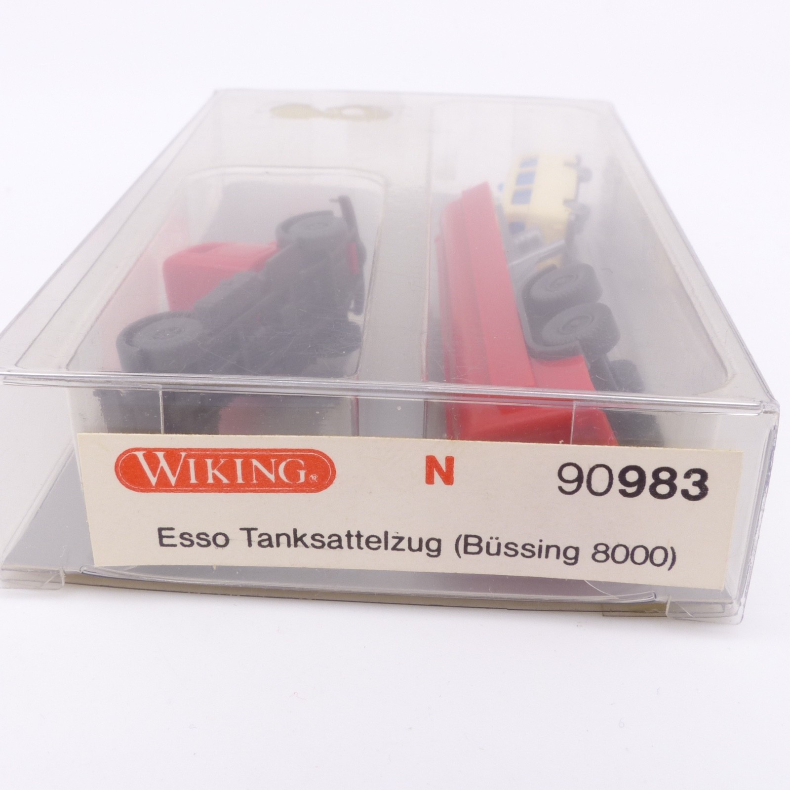 Wiking 1:160 N 90983 Büssing 8000 Tanksattelzug Esso mit Zugabe in OVP EX8230 – Bild 3