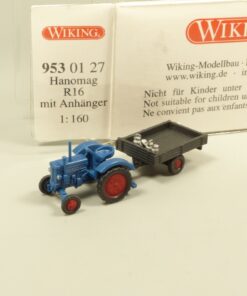 Wiking 1:160 N 9530127 Hanomag R 16 Traktor mit Anhänger in OVP EX6214