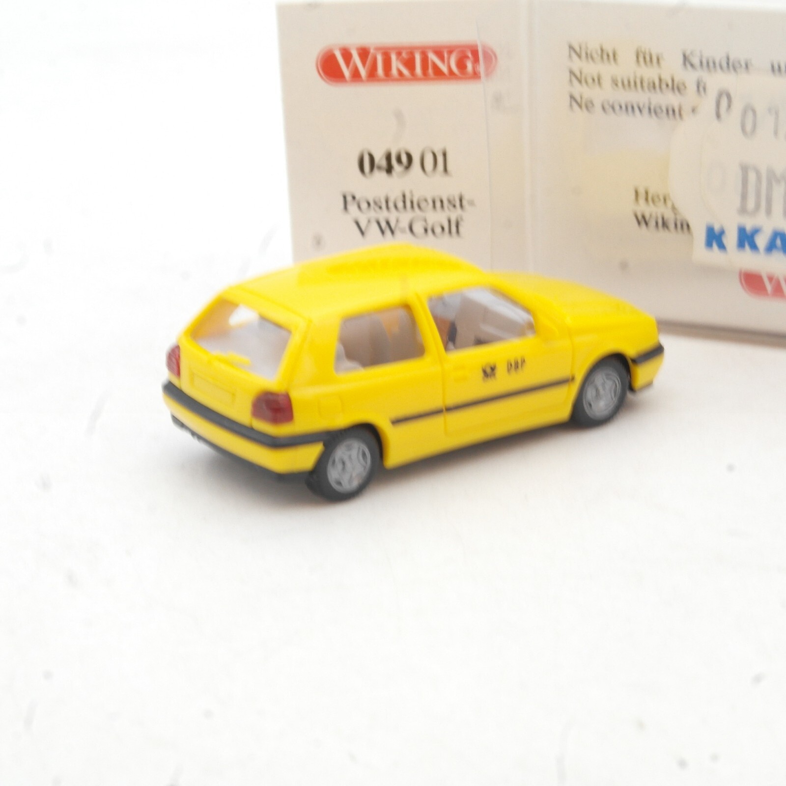 Wiking 1:87 04901 Volkswagen Golf III Deutsche Bundespost in OVP RG3701 – Bild 3