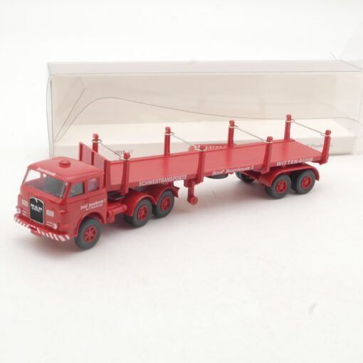 Wiking 1:87 0518 47 MAN Pausbacke Rungensattelzug in OVP RR3339